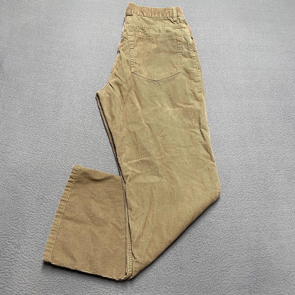VTG Old Navy Jeans Pants‎ Mens 34x30 Brown Corduroy Straight Leg 100% Cotton Y2k